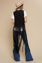 Load image into Gallery viewer, Black Fringe Vest
