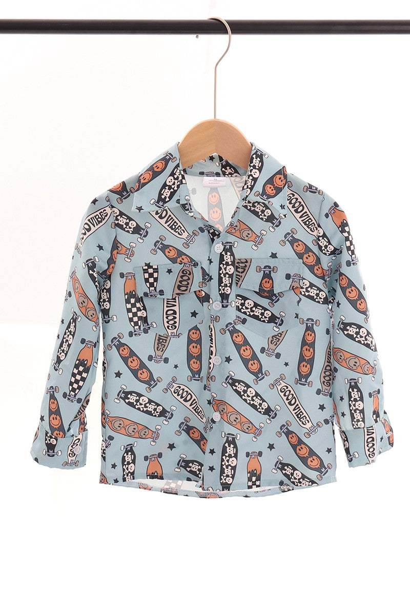 Rad Boyz Skate Button Up