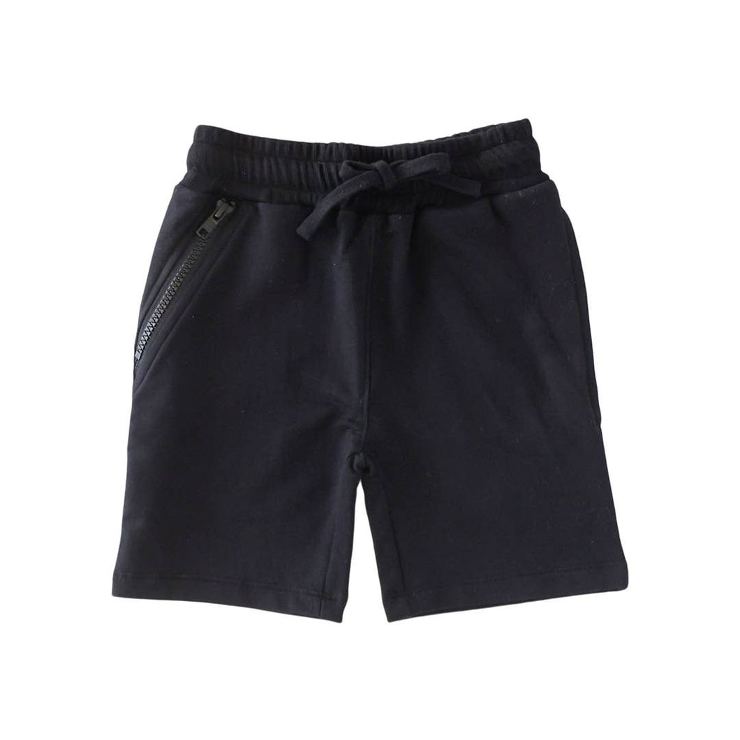 Asymmetrical Zip City Shorts