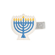 Load image into Gallery viewer, Menorah Hanukkah Clip
