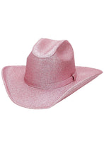 Load image into Gallery viewer, Lux Sparkling Glitter Cowboy Hat
