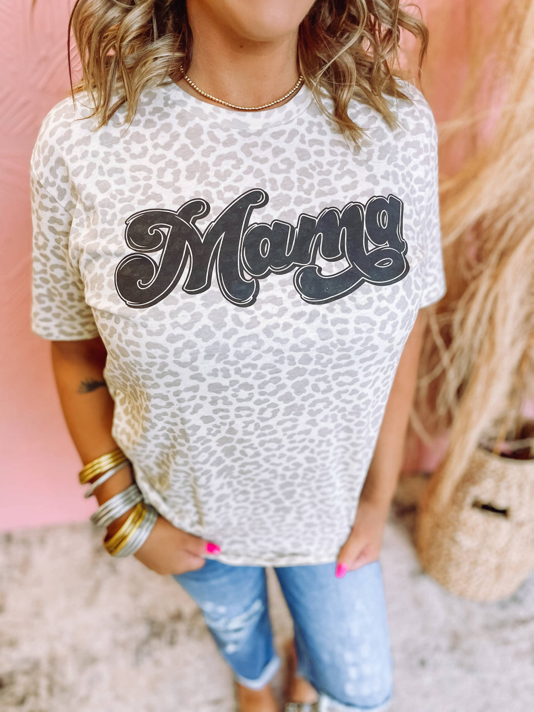 Leopard Mama Graphic Tee