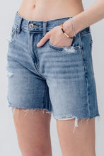 Load image into Gallery viewer, Denim Distressed Shorts
