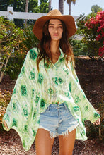 Load image into Gallery viewer, Laura Batwing Lime Top
