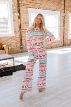 Load image into Gallery viewer, White Nordic Christmas Pajama Set
