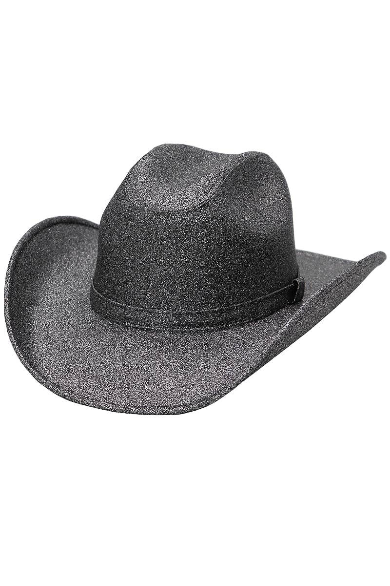 Lux Sparkling Glitter Cowboy Hat