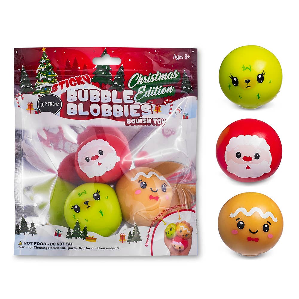 Sticky Bubble Blobbies -Christmas Edition