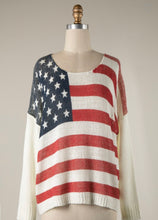 Load image into Gallery viewer, Flag Girl Pullover
